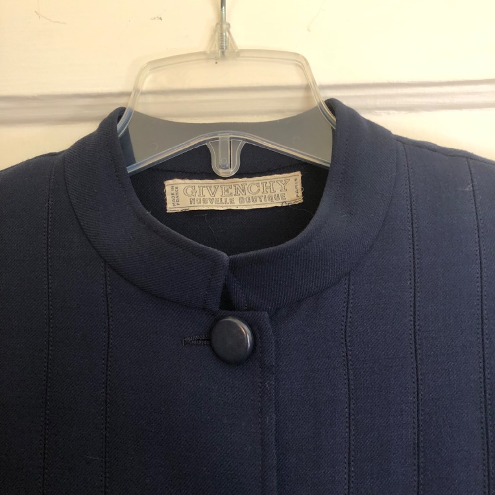 Givenchy Unlined Coat - Navy